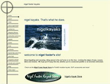 Tablet Screenshot of nigelkayaks.com